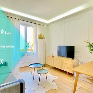  Appartement Designer Garden View Ac, Fiber Wifi Heart Of Monaco
